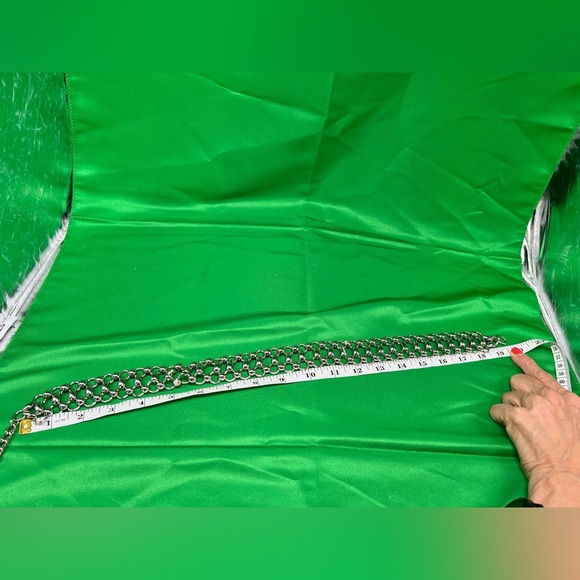 Chrome chain belt